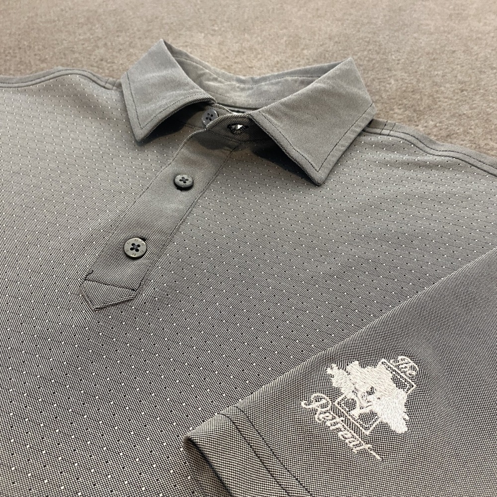 FootJoy Polo Shirt Mens Large The Retreat Golf Club Logo Performance Lightweight